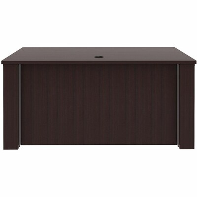 Lorell Essentials 60"W Sit to Stand Workstation Desk, Espresso Brown (LLR69641)