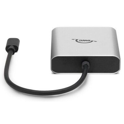 OWC USB-C to Dual HDMI 4K Display Portable Adapter with DisplayLink