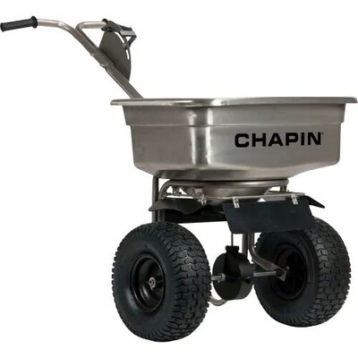 Chapin 100 Lb. Stainless Steel Professional Rock Salt Spreader (82500B)