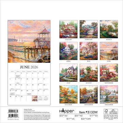 2026 BrownTrout Bygone Days 12 x 12 Monthly Wall Calendar (9781773728681)