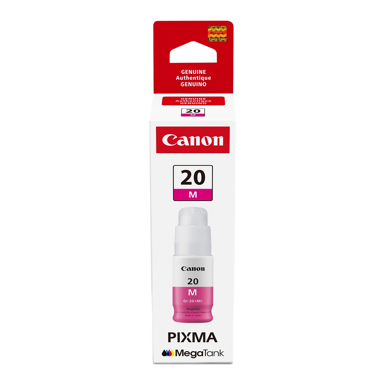 Canon GI-20 Magenta Standard Yield Ink Cartridge Refill (3395C001)