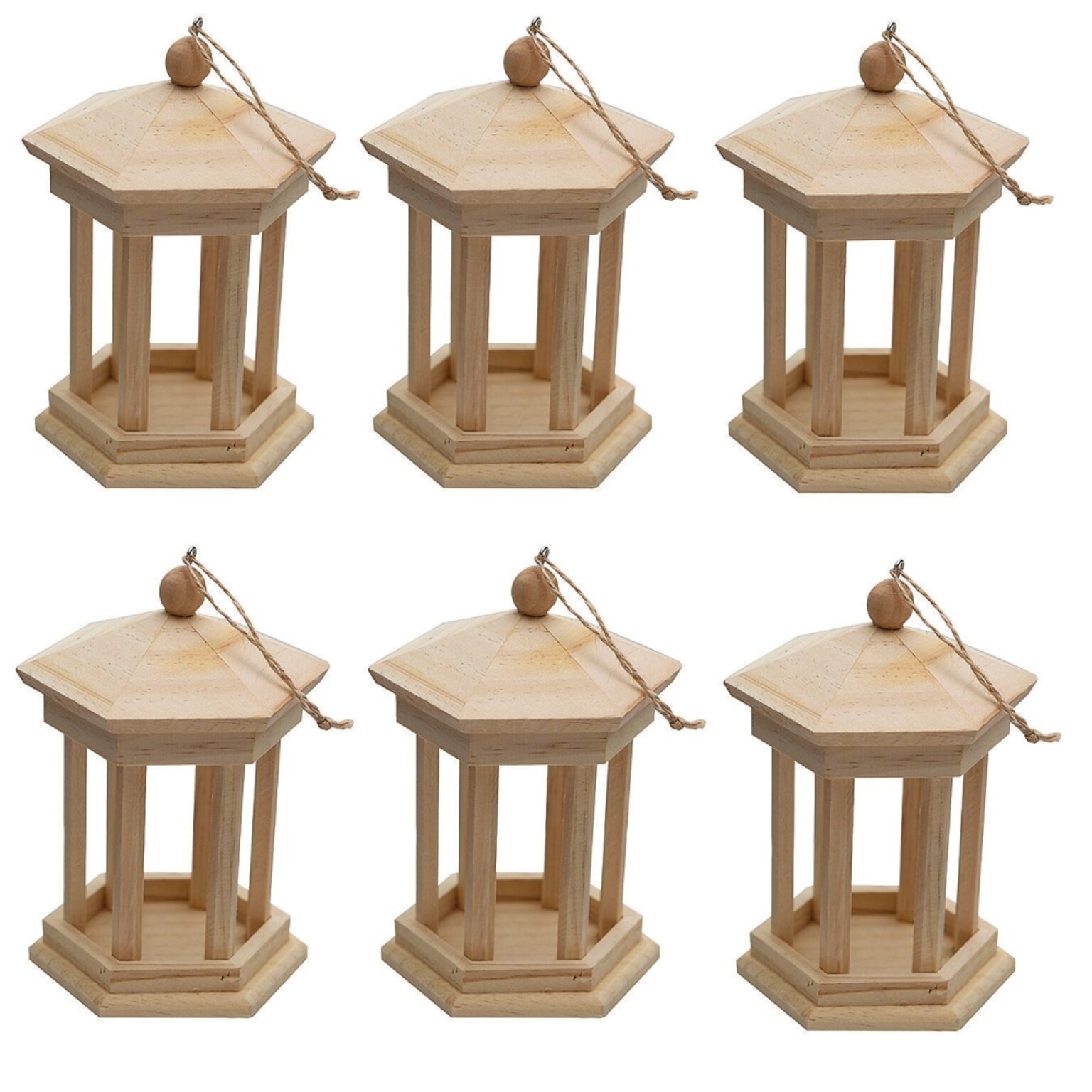S&S Gazebo Bird Feeder, 6/Pack (WD7647)