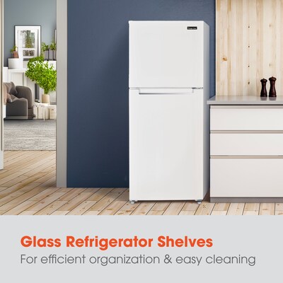 Magic Chef Refrigerator w/Freezer, 10.1 Cu. Ft., White (HMDR1000WE)