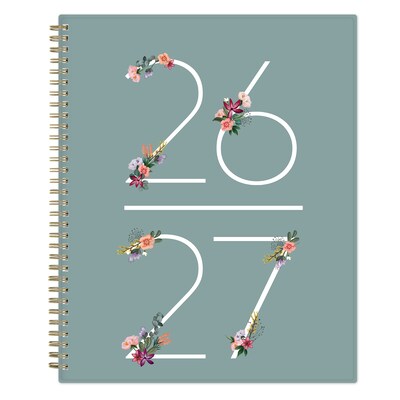 2026-2027 Blue Sky Greta 8.5 x 11 Academic Weekly & Monthly Planner, Plastic Cover (136479-A27)