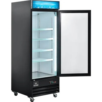 Global Industrial Nexel Merchandiser Refrigerator, 1 Glass Door, 23 Cu. Ft. (243005)