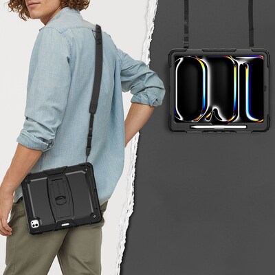 SaharaCase Raider Series Case for iPad Pro 13" (M4 2024/M5 2025), Scorpion Black (TB00385)