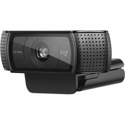 Logitech MeetUp ConferenceCam C920N 4K Ultra HD 1080p Webcam, Tripod Mount, Black (960-001261)