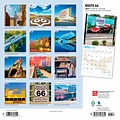 2024 BrownTrout Route 66 12 x 24 Monthly Wall Calendar (9781975464844)