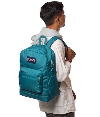 JanSport Cross Town Plus Laptop Compatible Backpack, Small, Emerald Pool (JS0A7ZNZDH2)
