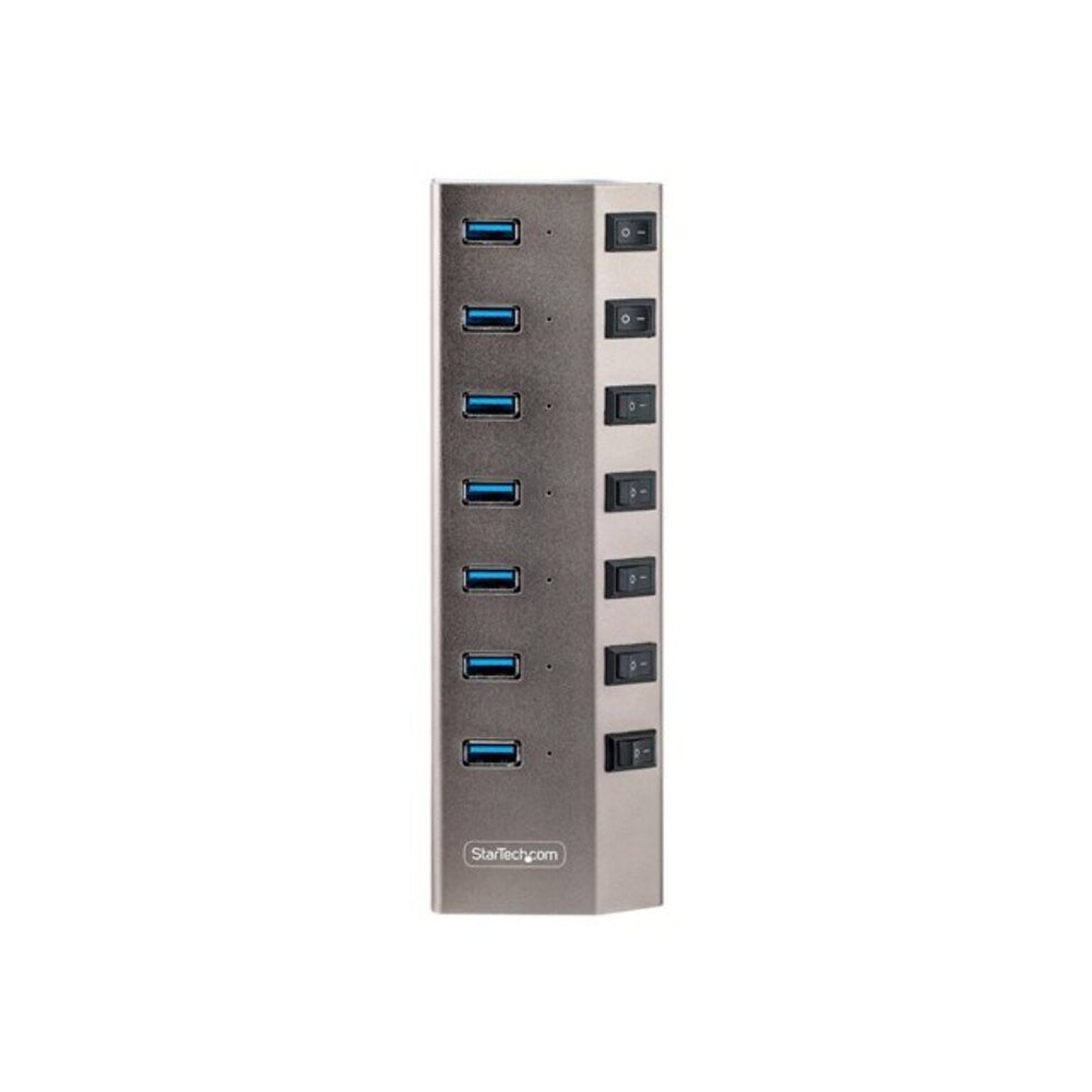 StarTech 7-Port USB-C Hub, Space Gray (5G7AIBS-USB-HUB-NA)
