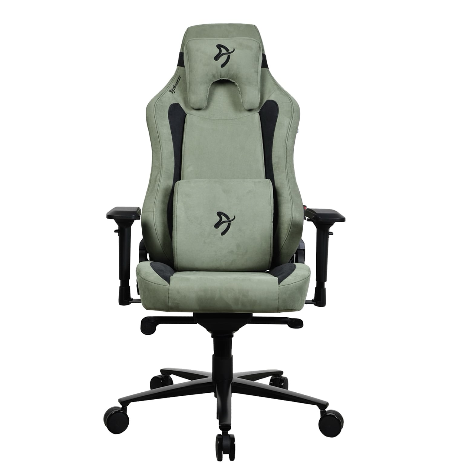 Arozzi Vernazza Supersoft Fabric Ergonomic Racing Gaming Chair, Forest (VERNAZZA-SPSF-FST)