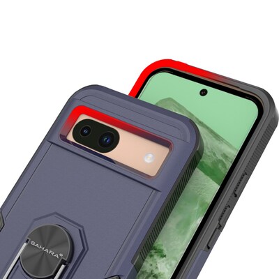 SaharaCase Raider Series Rugged Case for Google Pixel 8a, Shock Absorbing, Desert Blue (CP00572)