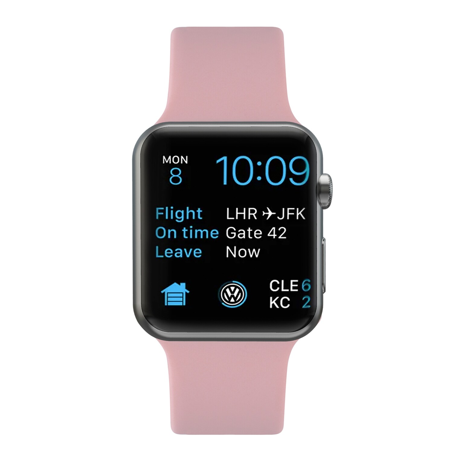 LAX Silicone Band for Apple Watch, Pink