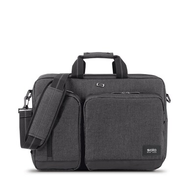 Solo New York Duane Briefcase Backpack, Gray (UBN310-10U2)