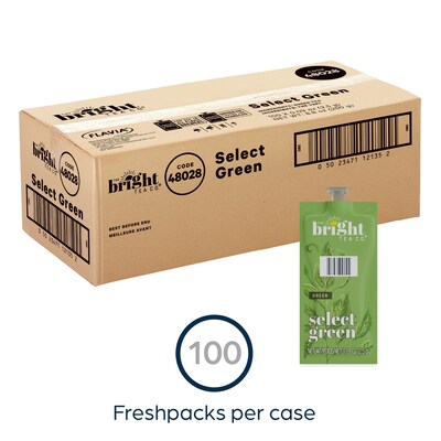 The Bright Tea Co. Select Green Tea, Flavia Freshpacks, 100/Carton (MDRB508)