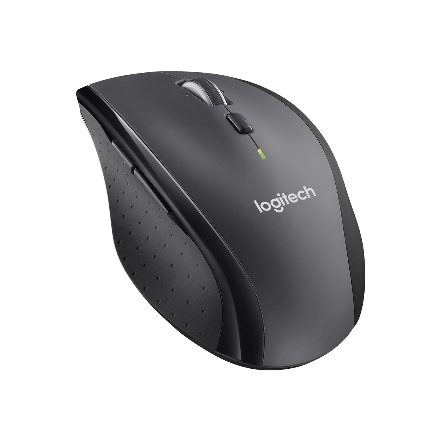 Logitech M705 Marathon Wireless Ergonomic Optical USB Mouse, Charcoal (910-001935)