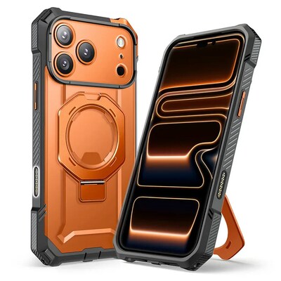 SUPCASE Unicorn Beetle Grip MagSafe Case for iPhone 17 Max, Shock Absorbing, Coral (SUP-iPhone2025Max-UBGrip-Coral)