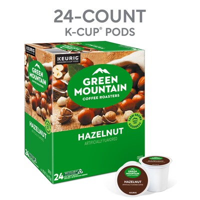 Green Mountain Hazelnut Coffee Keurig® K-Cup® Pods, Light Roast, 24/Box (5000330120)