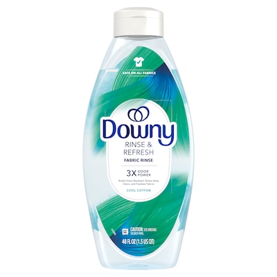 Downy Rinse & Refresh Liquid Fabric Softener, Cool Cotton, 70 Loads, 48 oz. (3700091446)