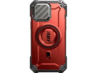 SUPCASE Unicorn Beetle MAG XT MagSafe Rugged Case for iPhone 15 Pro Max, Shock-Absorbing, Metallic Red (SPH23MX67MGXTRD)