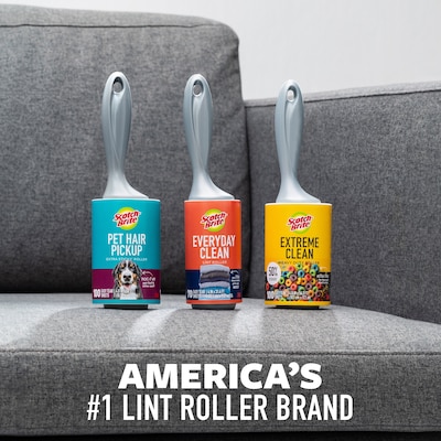 Scotch-Brite Everyday Clean Lint Remover, White, 70 Sheets/Roll (836RS-70/60)