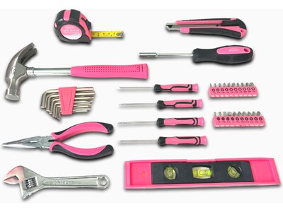 Apollo Tools General Tool Set, 39-Piece, Pink (DT9711P)