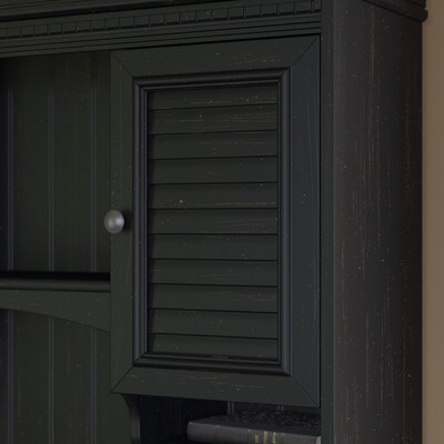 Bush Furniture Fairview 48 "W Desktop Hutch, Antique Black (WC53919-03)