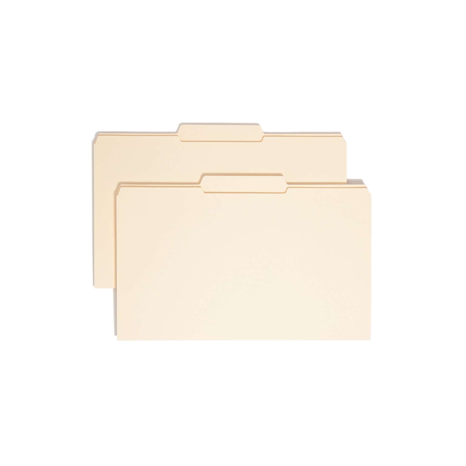 Smead File Folders, 3-Tab, Legal Size, Manila, 100/Box (15336)