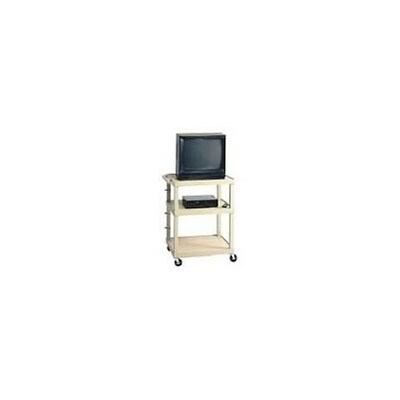 H. Wilson® 34H Audio/Visual Cart; Putty
