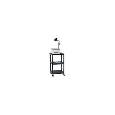 H. Wilson® 42H Audio/Visual Carts; Black