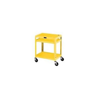 H. Wilson® Extra-Strong Colored Metal Utility Carts; Yellow