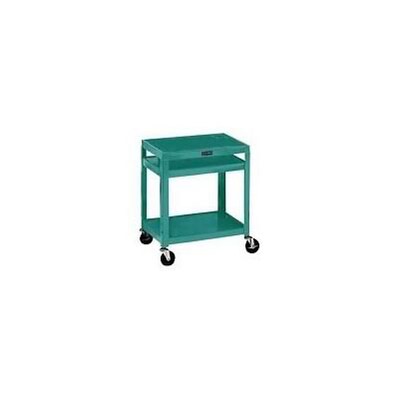 H. Wilson® Extra-Strong Colored Metal Utility Carts; Green