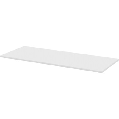 Lorell 30”W x 72”D 1” Thickness Rectangle Table Top, Melamine, White (LLR62559)