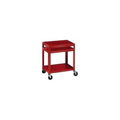 H. Wilson® Extra-Strong Colored Metal Utility Carts; Red