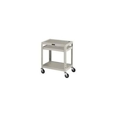 H. Wilson® Extra-Strong Colored Metal Utility Carts, Putty