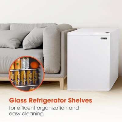 Magic Chef Reversible Door Refrigerator, 2.6 Cu. Ft., White (HMAR265WE)
