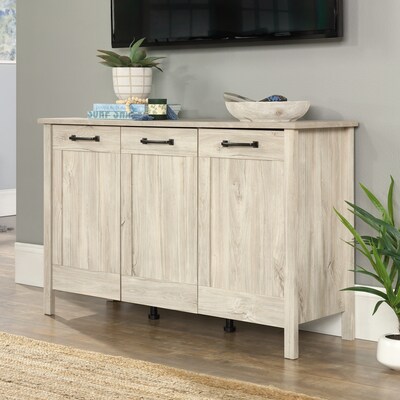 Sauder Select 30H Storage Cabinet with 4 Shelves, Chalk Oak (433932)