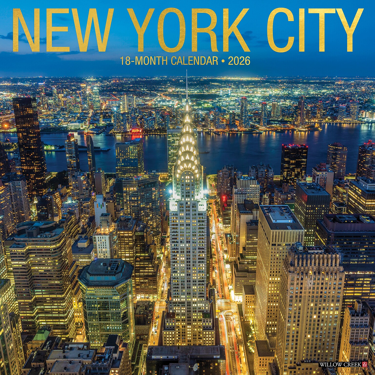 2026 Willow Creek New York City 12 x 12 Monthly Wall Calendar (52167X)