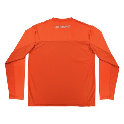 Chill-Its 6689 High Visibility Long Sleeve T-Shirt, Orange, X-Large (12180)