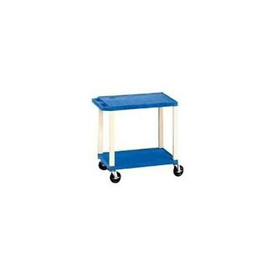 H. Wilson® 26H Tuffy Plastic Utility Carts; Blue