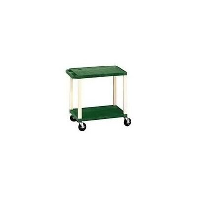 H. Wilson® 26H Tuffy Plastic Utility Carts; Hunter Green
