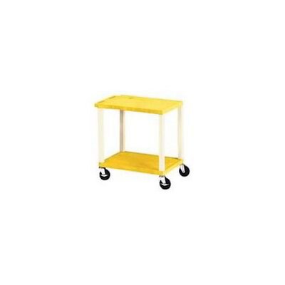 H. Wilson® 26H Tuffy Plastic Utility Carts; Yellow