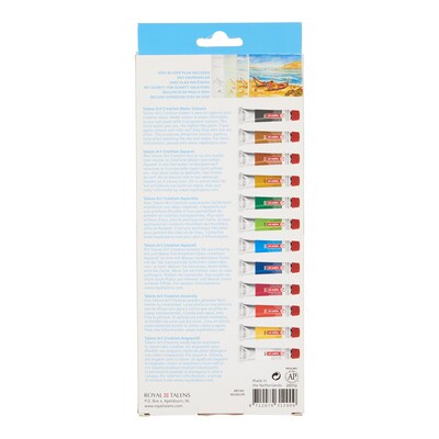 Talens Art Creation Watercolor Paint, Assorted Colors, 12mL, 12/Set, 2 Sets/Bundle (TLN9022012M-2)