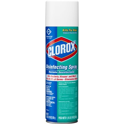 Clorox Commercial Solutions Disinfecting Cleaner - 19 Ounce Spray Can (38504)