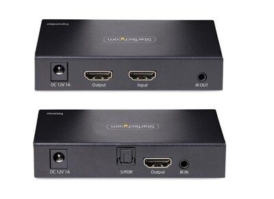 Startech 4K HDMI Extender Over CAT5/CAT6 Cable, 4K 60Hz HDR Video Extender (4K70IC-EXTEND-HDMI)
