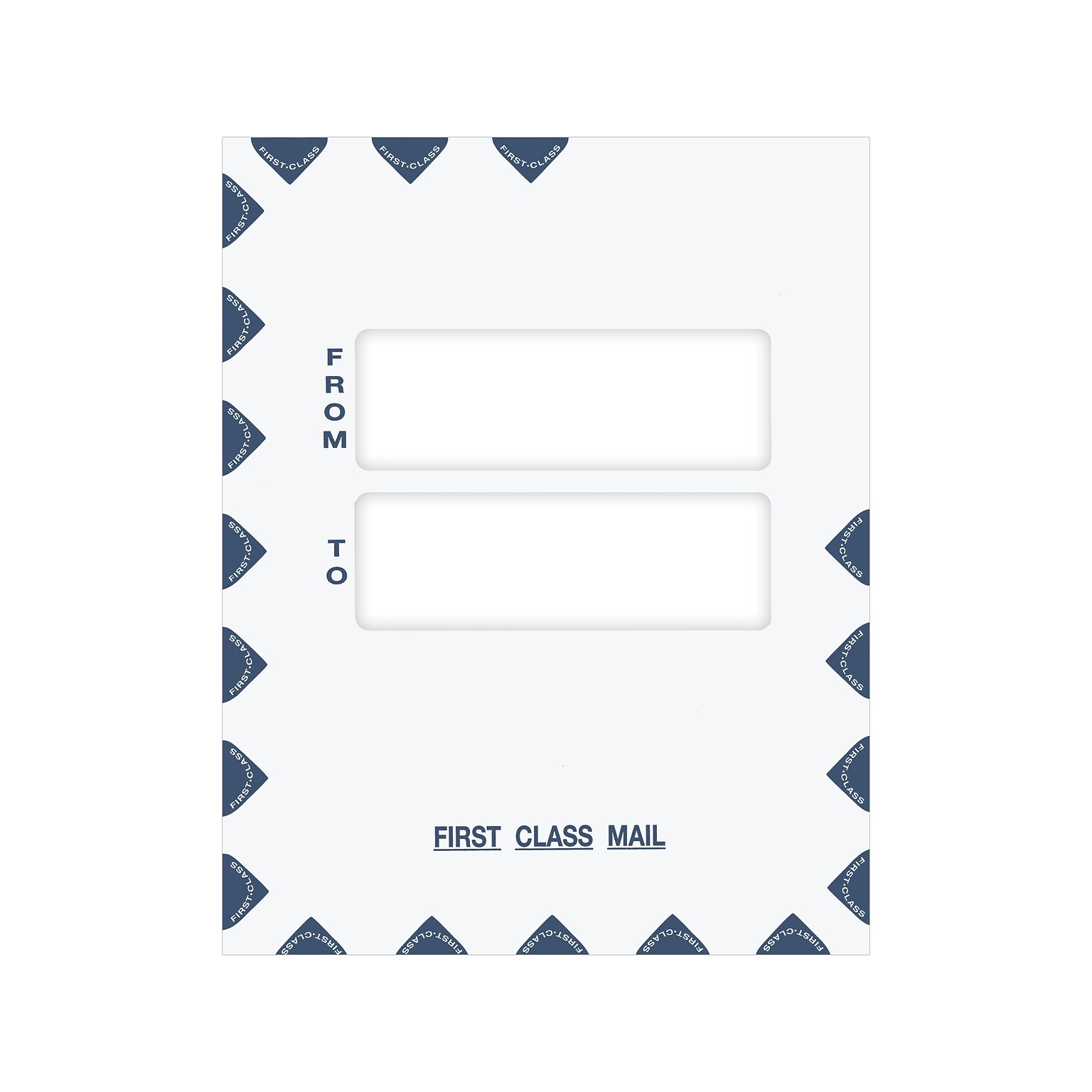 ComplyRight First Class Peel & Seal Tax Envelope, 9.5 x 12, White/Blue, 50/Pack (PEO41)