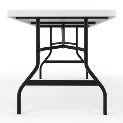 Quill Brand® Folding Table, 96"L x 29"W, Granite (79133)