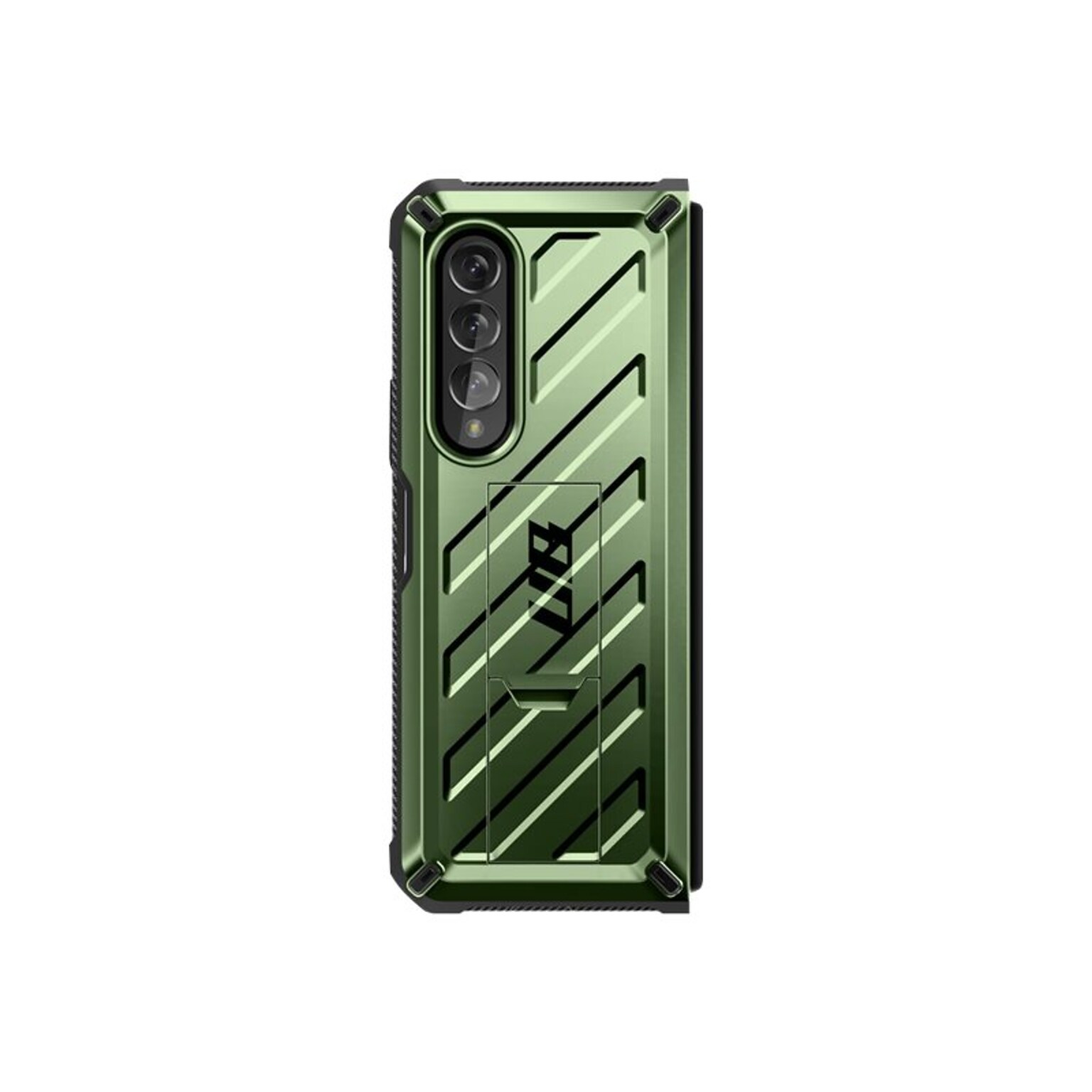 SUPCASE Unicorn Beetle Dark Green Kickstand Case for Samsung Galaxy Z Fold4 (SUP-Galaxy2022-ZFold4-5G-Unicorn-SP-Guld)