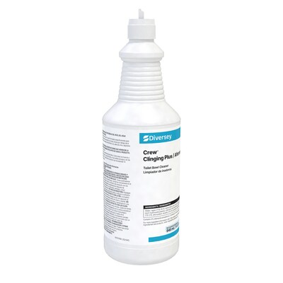 Diversey Crew Clinging Plus Toilet Bowl Cleaner, Citrus Scent, 32 fl. oz., 12/Carton (9302467)