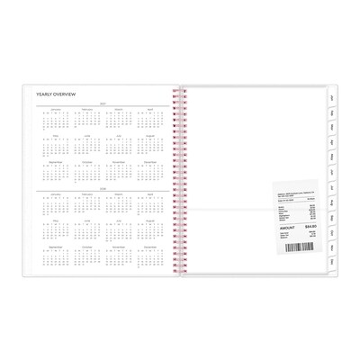 2027 Blue Sky Joselyn 8.5" x 11" Calendar Year Weekly & Monthly Planner, Plastic Cover (110394-27)